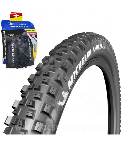 PNEU VELO 27.5 x 2.35 MICHELIN WILD AM PERFORMANCE LINE TRINGLE SOUPLE TS (58-584)