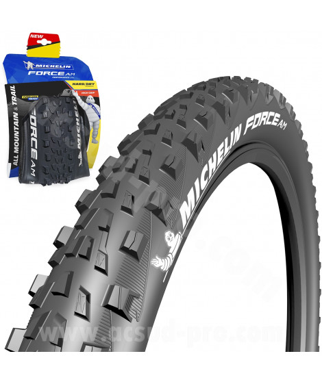 PNEU VELO 27.5 x 2.80 MICHELIN FORCE AM PERFORMANCE LINE TUBELESS READY E-BIKE READY TRINGLE SOUPLE TS (71-584)