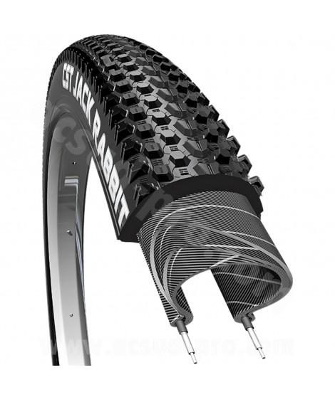 PNEU VELO 29 x 2.10 CST C1747 JACK RABBIT BANDE ANTI-CREVAISON NOIR TR (52-622)
