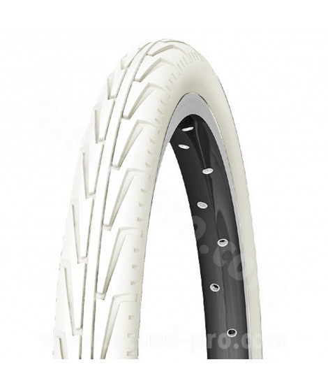 PNEU VELO 350A MICHELIN CITY J BLANC TRINGLE RIGIDE TR (14 x 1 3/8 x 1 5/8) (37-288)