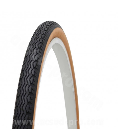 PNEU VELO 650 x 1/2B MICHELIN TRANSWORLD ZZ BEIGE NOIR TRINGLE RIGIDE TR (44-584)