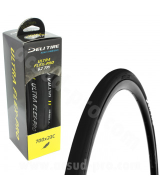 PNEU VELO 700 x 23C DELI SA-205 NOIR TRINGLE SOUPLE TS (22-622)