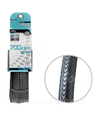 PNEU VELO 700 x 28C NOIR TRINGLE SOUPLE TS (28-622)