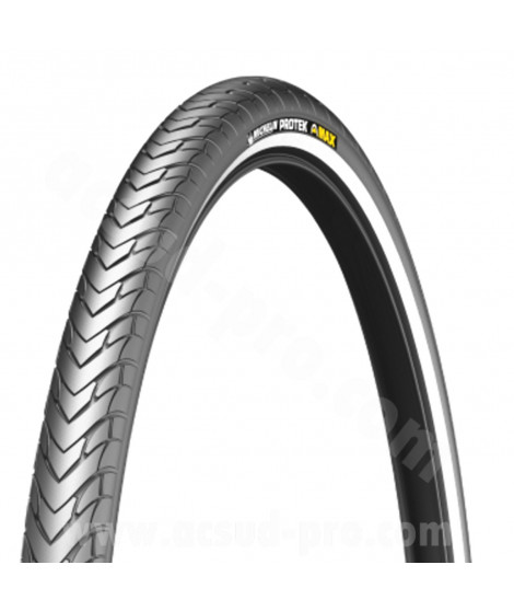 PNEU VELO 700 x 28 MICHELIN PROTEK MAx 5mm BANDES REFLECHISSANTES E-BIKE READY TRINGLE RIGIDE TR (28-622)