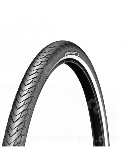 PNEU VELO 700 x 35 MICHELIN PROTEK 1mm BANDES REFLECHISSANTES E-BIKE READY TRINGLE RIGIDE TR (37-622)