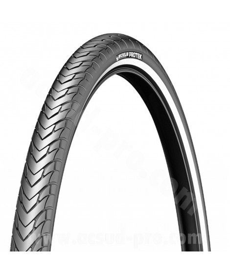 PNEU VELO 700 x 38 (29 x 1.50) MICHELIN PROTEK 1mm BANDES REFLECHISSANTES E-BIKE READY TRINGLE RIGIDE TR (40-622)