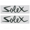 POCHETTE 2 AUTOCOLLANTS ADAPT. SOLEX" NOIR