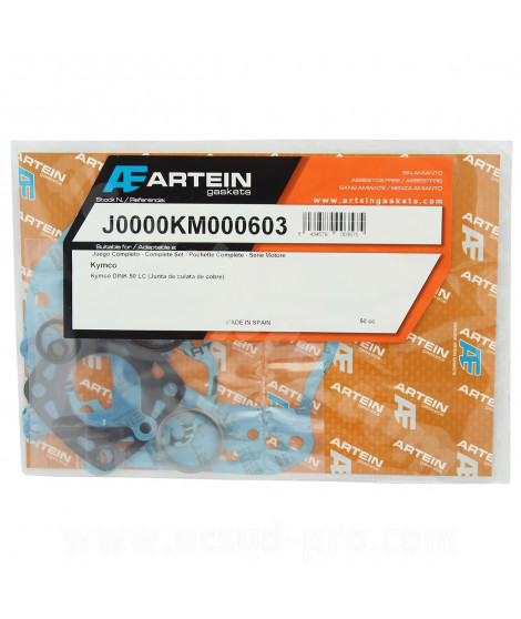 POCHETTE COMPLETE JOINT COMPLETE MOTEUR KYMCO DINK 50 LC. VITALITY 50 2T LC (2004)(Made in Europe)