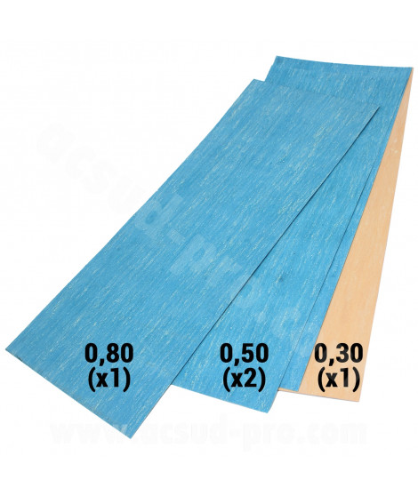 POCHETTE DE FEUILLES JOINT A DECOUPER 250°C PRO SERIES 195X475mm (Made in Europe)