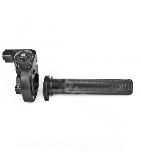 POIGNEE GAZ NOEND TIRAGE HORLOGER ALU CNC NOIR