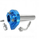 POIGNEE GAZ TIRAGE RAPIDE ALU BLEU ANODISE