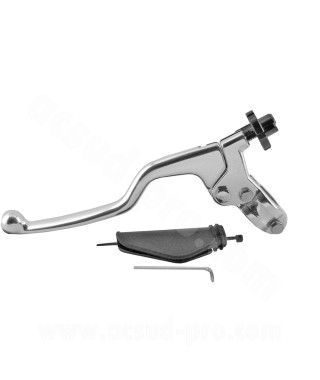 POIGNEE / LEVIER EMBRAYAGE + COCOTTE ALU / NOIR CROSS ENDURO / MECABOITE ( QUALITE PREMIUM )