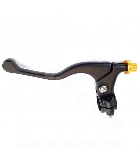 POIGNEE / LEVIER EMBRAYAGE + COCOTTE NOIR / NOIR CROSS ENDURO / MECABOITE ( QUALITE PREMIUM )