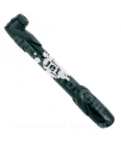 POMPE VELO MINI ROUTE/VTT ZEFAL MINI JET RESINE NOIR (AVEC FIXATION PORTE BIDON)