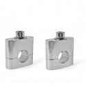 PONTET DE GUIDON NOEND ALU ADAPT. GUIDON Ø22 SILVER  (LA PAIRE)