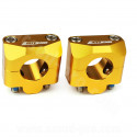 PONTET DE GUIDON NOEND ALU ADAPT. GUIDON Ø28.6 ANODISE OR (LA PAIRE)