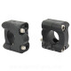 PONTET DE GUIDON NOEND ALU ADAPT. GUIDON Ø28.6 NOIR MAT (LA PAIRE)