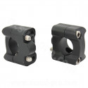 PONTET DE GUIDON NOEND ALU ADAPT. GUIDON Ø28.6 NOIR MAT (LA PAIRE)