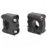 PONTET DE GUIDON NOEND ALU ADAPT. GUIDON Ø28.6 NOIR MAT (LA PAIRE)