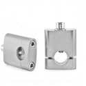 PONTET DE GUIDON NOEND ALU ADAPT. GUIDON Ø28.6 SILVER (LA PAIRE)
