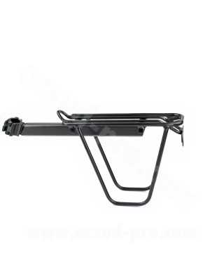 PORTE BAGAGE VELO ARRIERE FIXATION TIGE DE SELLE Ø25.4 31.8mm NOIR
