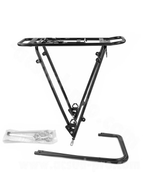 PORTE BAGAGE VELO ARRIERE REGLABLE 26-28" NOIR