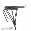 PORTE BAGAGE VELO ARRIERE REGLABLE 26-29" SPECIFIQUE FREIN A DISQUE NOIR