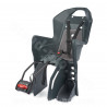 PORTE BEBE ARRIERE POLISPORT FIXATION SUR CADRE KOOLAH NOIR/GRIS