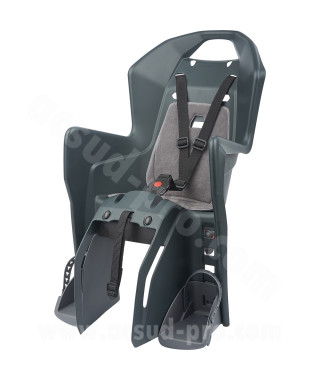 PORTE BEBE ARRIERE POLISPORT FIXATION SUR PORTE BAGAGE KOOLAH NOIR/GRIS