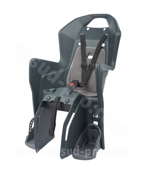 PORTE BEBE ARRIERE POLISPORT FIXATION SUR PORTE BAGAGE KOOLAH NOIR/GRIS