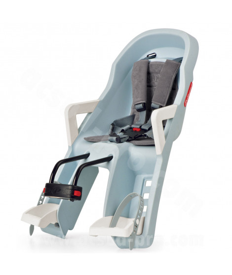 PORTE BEBE AVANT POLISPORT GUPPY FIXATION SUR CADRE MINI BLEU BLANC