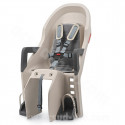 PORTE BEBE AVANT POLISPORT GUPPY FIXATION SUR CADRE MINI MARRON CREME