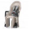 PORTE BEBE AVANT POLISPORT GUPPY FIXATION SUR CADRE MINI MARRON CREME