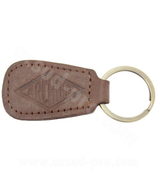PORTE CLES ARCHIVE MOTORCYCLE  EN CUIR DE BUFFLE