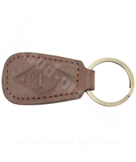 PORTE CLES ARCHIVE MOTORCYCLE  EN CUIR DE BUFFLE