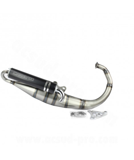 POT D'ECHAPPEMENT CARENZI SCOOT DAEMON ADAPT. MBK BOOSTER /  YAMAHA BWS / STUNT / SLIDER