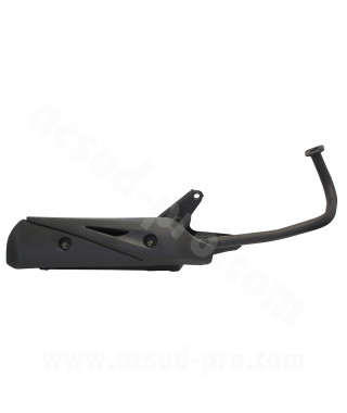POT D'ECHAPPEMENT COMPLET ADAPT. SCOOTER GY6 4T 50cc 10 POUCES EURO 3 / TNT MOTOR ROMA EURO 3 (139 QMB/A)