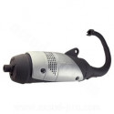 POT D'ECHAPPEMENT LEOVINCE SCOOT TOURING ADAPT. MBK BOOSTER /  STUNT / YAMAHA BWS / SLIDER (5516)