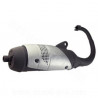 POT D'ECHAPPEMENT LEOVINCE SCOOT TOURING ADAPT. MBK BOOSTER /  STUNT / YAMAHA BWS / SLIDER (5516)