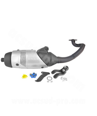 POT D'ECHAPPEMENT LEOVINCE SCOOT TOURING ADAPT. MBK OVETTO / YAMAHA NEOS (5515)