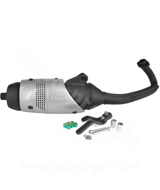 POT D'ECHAPPEMENT LEOVINCE SCOOT TOURING ADAPT. PIAGGIO TYPHOON 1993-2011 / NRG / NRG MC2 / ZIP SP / GILERA STORM (5512)