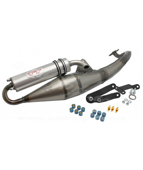 POT D'ECHAPPEMENT LEOVINCE SCOOT TT ADAPT. NITRO / AEROX / KEEWAY FOCUS 2001