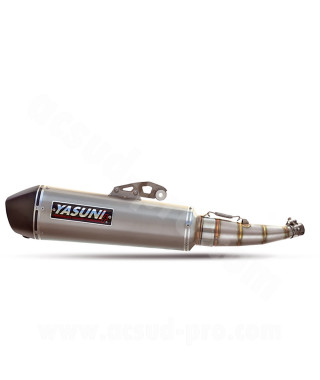 POT D'ECHAPPEMENT MAXISCOOTER YASUNI 4T ADAPT. YAMAHA XMAX 125 TITANIUM LOOK (TUB351)