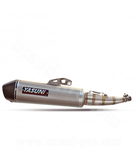 POT D'ECHAPPEMENT MAXISCOOTER YASUNI 4T ADAPT. YAMAHA XMAX 125 TITANIUM LOOK (TUB351)