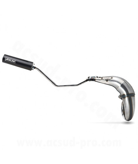 POT D'ECHAPPEMENT YASUNI PASSAGE HAUT DROIT - CROSS ML 2T ALU POUR SHERCO 50SE-R. 50SE-RS. 50SM-R. 50SM-RS (TUB807TA-D72)