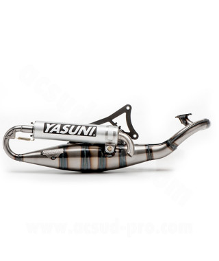 POT D'ECHAPPEMENT YASUNI SCOOT R ADAPT. MBK NITRO / YAMAHA AEROX - MINARELLI HORIZONTAL (TUB902)