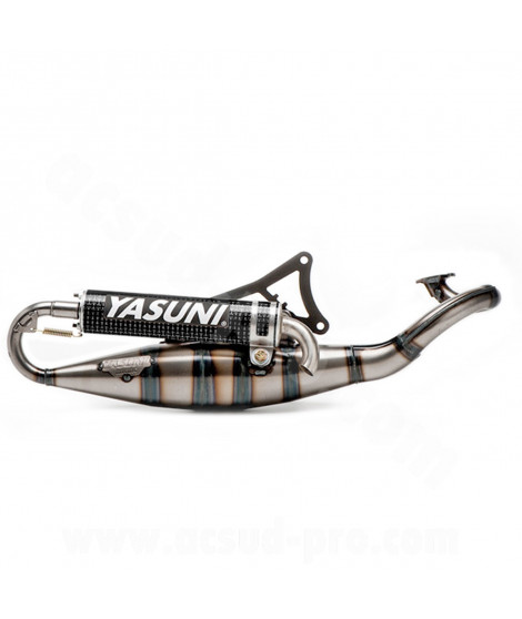 POT D'ECHAPPEMENT YASUNI SCOOT R CARBON ADAPT. MBK NITRO - MINARELLI HORIZONTAL (TUB902C)