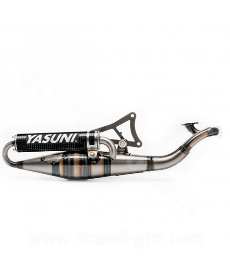 POT D'ECHAPPEMENT YASUNI SCOOT Z CARBON ADAPT. MBK NITRO - MINARELLI HORIZONTAL (TUB901C)