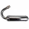 POT ECHAPPEMENT CHROME CYCLO ADAPT. MBK 40/51/88  A BRIDE  (NON HOMOLOGUE)