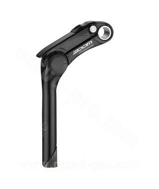 POTENCE PLONGEUR VTC REGLABLE 0-90° 180mm  Ø25.4mm ZOOM ALU